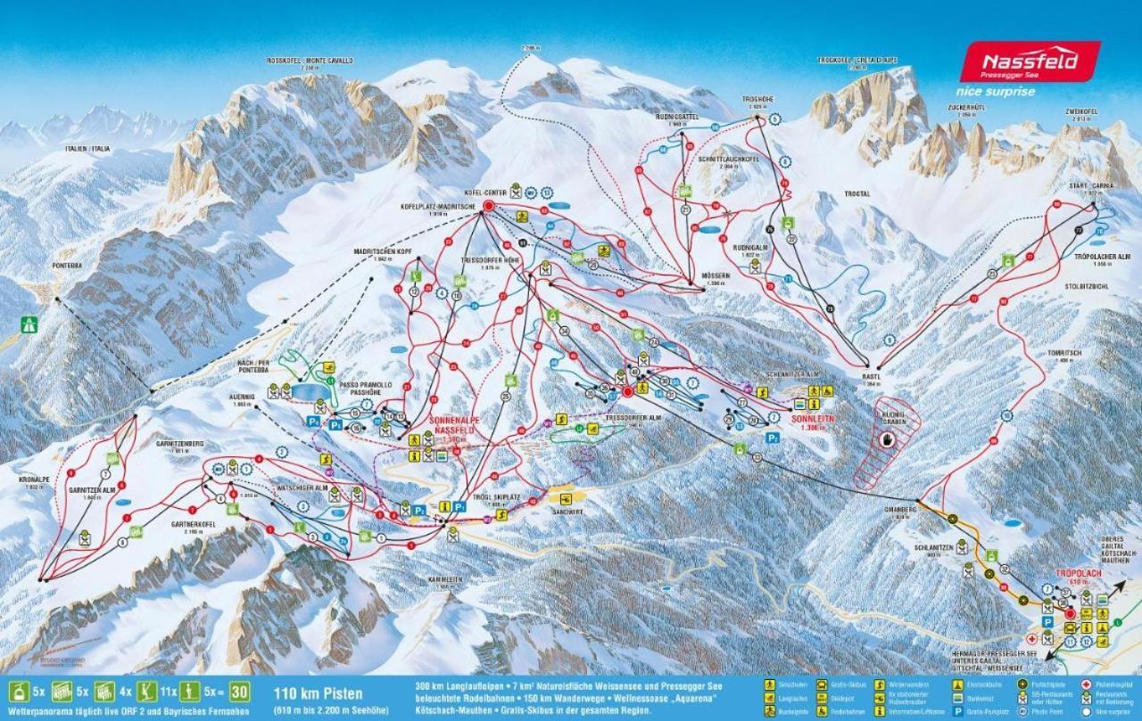 Nassfeld Sonnleitn Apartment 2 Sonnenalpe Nassfeld Zewnętrze zdjęcie